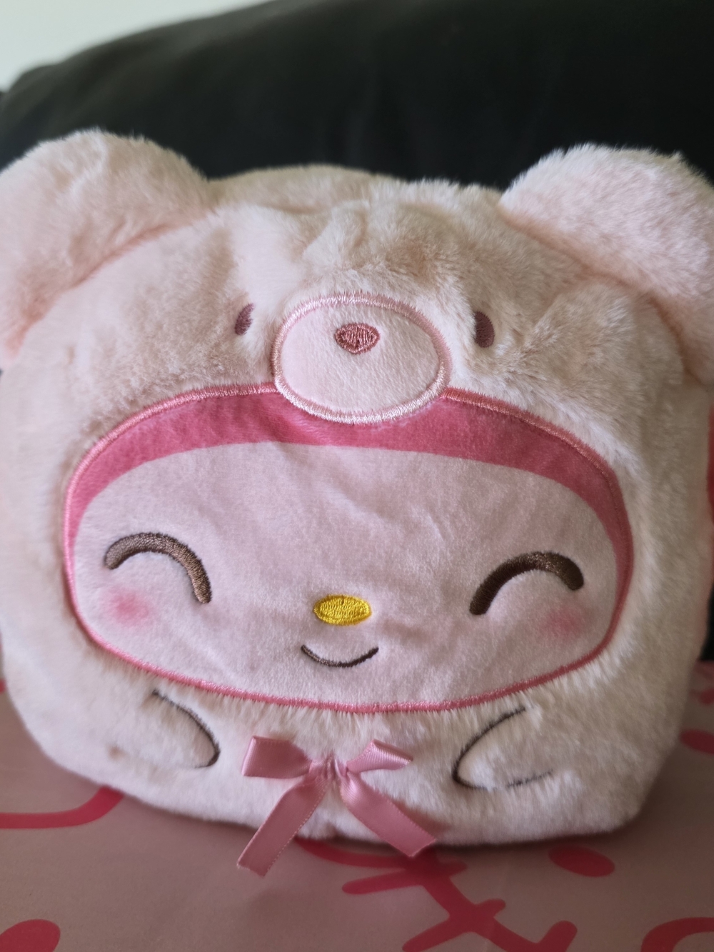 My Melody Plush & Pink Cute Bear 2 In 1, Soft Toy Pillow - Kids Toys